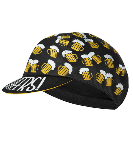 Classic Retro Black  Beer Polyester Bicycle Men's Caps Quick Dry Breathable Summer Sports Cycling Balaclava Cool