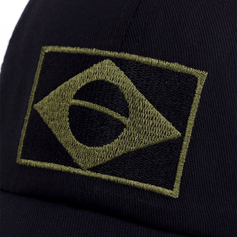 Brazilian flag camouflage baseball cap fashion jungle combat caps adjustable outdoor cotton casual hat hip hop sports hats