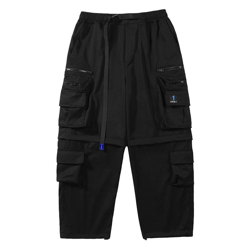 Load image into Gallery viewer, Hip Hop Function Tactical Cargo Pants Men Multi Pocket Joggers Trousers Elastic Waist Fahsion Streetwear Pant
