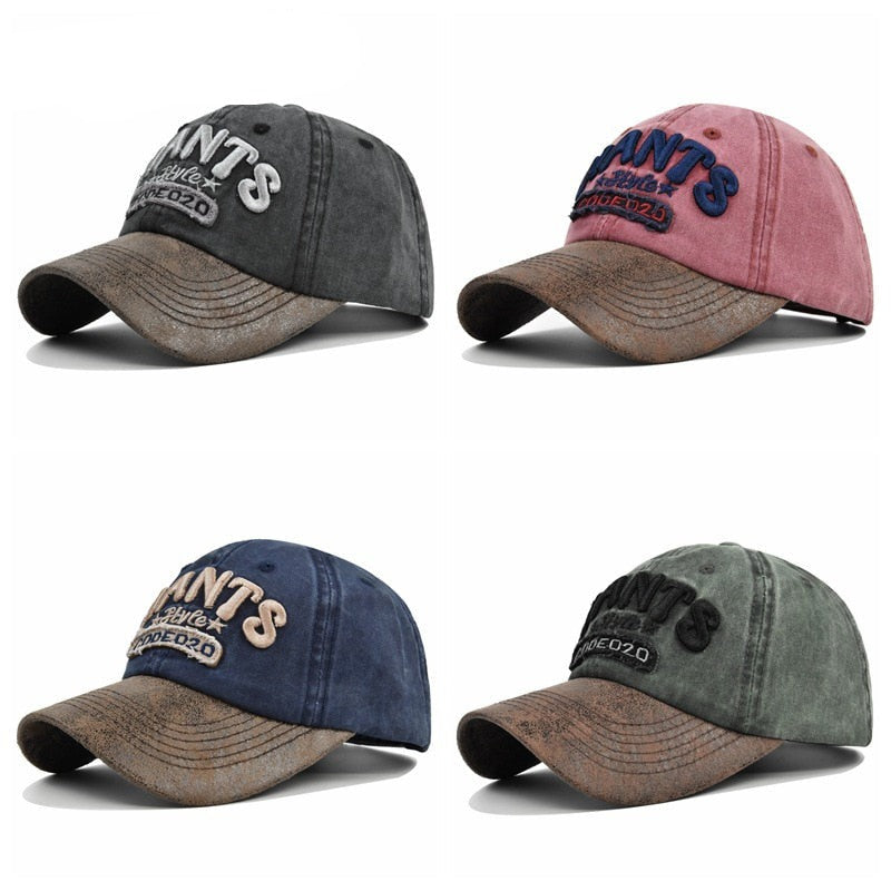 Baseball Cap Spring Summer Sunhat Patchwork Embroidered Men Women Unisex-Teens Cotton Snapback Caps Vintage Hip Hop Hat