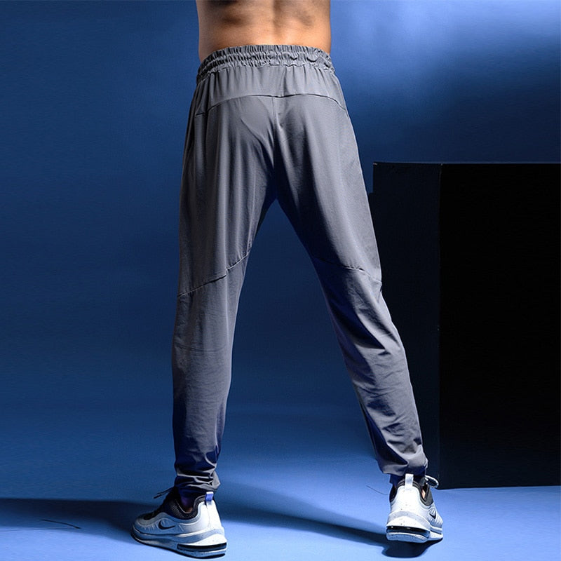 Sports Running Pants Men's Breathable Fitness Training Jogging Sweatpants Basketball Tennis Trousers Gyms Track Elastic Pants