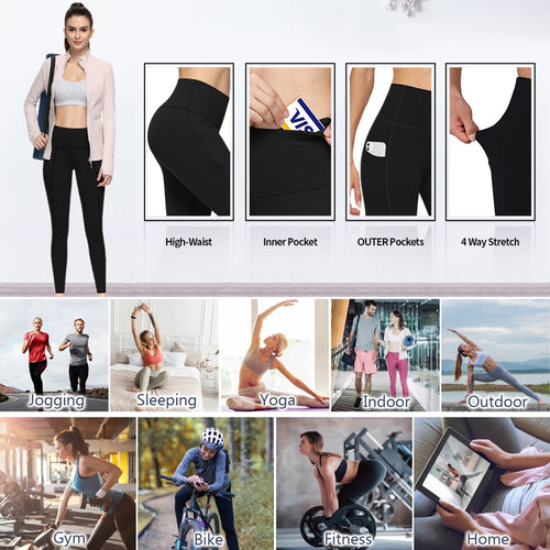 Load image into Gallery viewer, High Waist Push Up Women Leggings Sport Running Gym Seamless Female Tights Capri Yoga Pants Ladies Fitness Outfit
