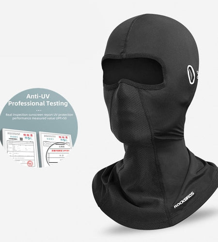 Cycling Mask Summer UV Protection Balaclava Glasses Face Breathable Hole Men Women Quick-Drying Bicycle Ice silk Mask