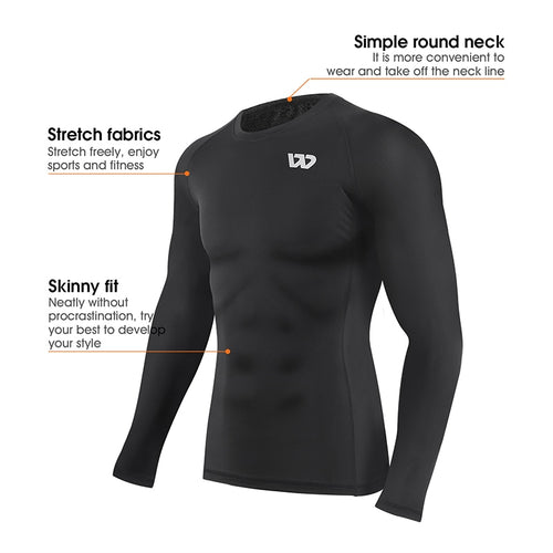 Load image into Gallery viewer, Men&#39;s Sports Set Long Sleeves Compression Shirts Top Pants Running Tights Quick Dry Workout Fitness Gym Yoga Suit
