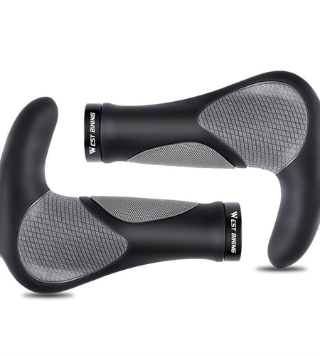Ergonomic Bicycle Grip Lock-on Handlebar Cover MTB Mountain Cycling Anti-slip Handle Bar End Bike Accessories 1 Pair