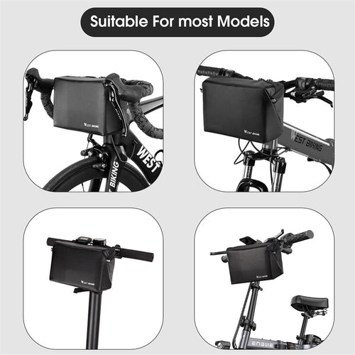 Load image into Gallery viewer, Multifunctional Bike Handlebar Bag Electric Scooter Front Pocket Shoulder Chest Bag MTB Road Cycling Accessories
