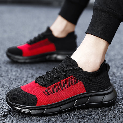 Load image into Gallery viewer, Fashion Men Sneakers Breathable Mesh Casual Shoes Mens Shoes Lightweight Vulcanize Shoes Walking Sneakers Zapatillas Hombre
