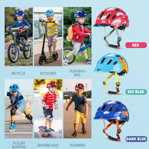 Load image into Gallery viewer, Kids Cycling Helmet EPS Ultralight Girls Boys Children Sports Safety Caps Bicycle Helmet Scooter Balance Bike Helmet
