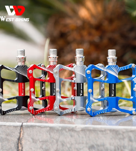 MTB Bike Pedals 2 Sealed Bearing Ultralight Anti-slip BMX Mountain Road Cycling Pedals Flat Platform Bicycle Parts