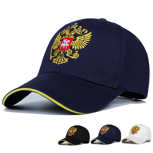 Load image into Gallery viewer, Russia Baseball Caps Russia Badge Embroidery Golf Caps Cotton Snapback Hats Men Women Hip Hop Hats Bone Fashion Sports Hats
