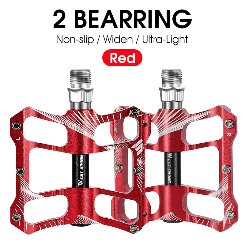 3 Bearings Bicycle Pedals Durable Aluminum Alloy MTB Mountain Road BMX Bike Pedal Anti-slip Flat Cycling Accessories