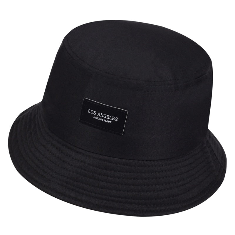 los angeles bucket hat Letter Embroidered Hip Hop panama Hats for Men Cotton Fisherman Hat Casquette Women outdoor sun hats