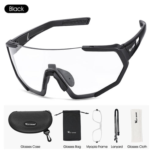 Load image into Gallery viewer, Photochromic Cycling Sunglasses Men Women MTB Road Bike Sports Glasses UV400 Goggle Fishing Biking Aesthetic Eyewear
