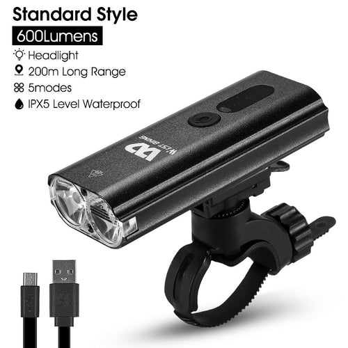 Load image into Gallery viewer, 5200mAh 1200LM Bike Light 3 LED Battery Display USB Rechargeable Headlight Waterproof Cycling Front Lamp Power Bank
