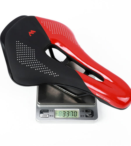Bike Saddle MTB Road Racing Bicycle Seat Hollow Soft Short Nose Cushion PU Waterproof Cycling Saddle Accessories