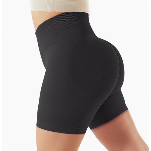 Load image into Gallery viewer, 6 Colors High Waist Yoga Short Women Seamless Gym Running Shorts Push Up Scrunch Butt Sports Shorts Yoga Clothing Female A085
