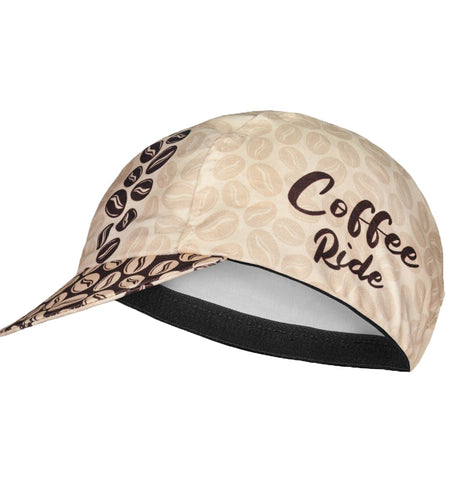 Classic Retro  Coffee Beans Polyester  Bicycle Hats Summer Quick Drying Team Road Bike Sports Cycling Caps