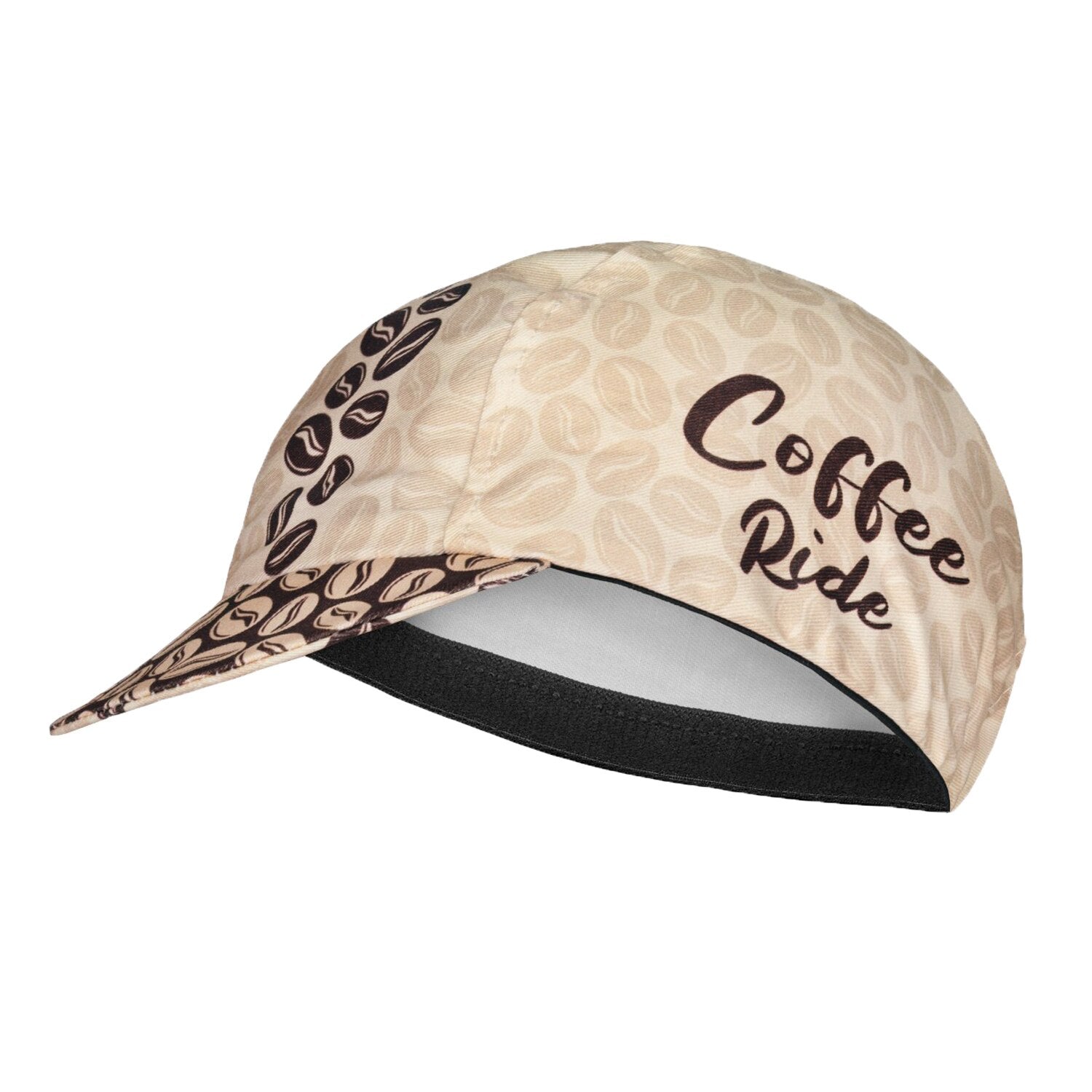 Classic Retro  Coffee Beans Polyester  Bicycle Hats Summer Quick Drying Team Road Bike Sports Cycling Caps