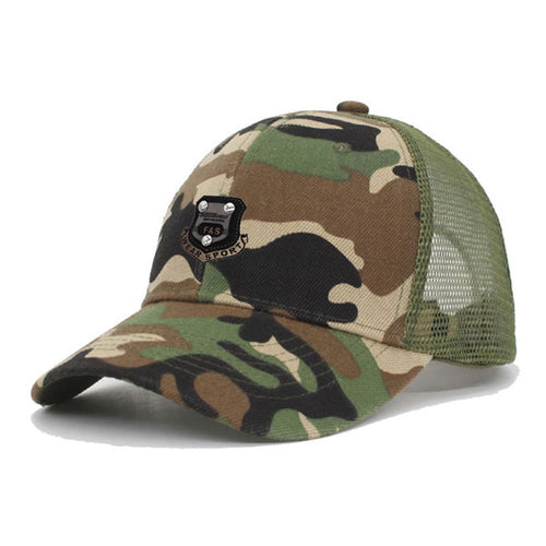 Load image into Gallery viewer, Summer Camouflage Mesh Men Baseball Cap Women Snapback Caps Hats For Men F&amp;S Gorras Rivet Bone Casquette Sun Baseball Hat Cap
