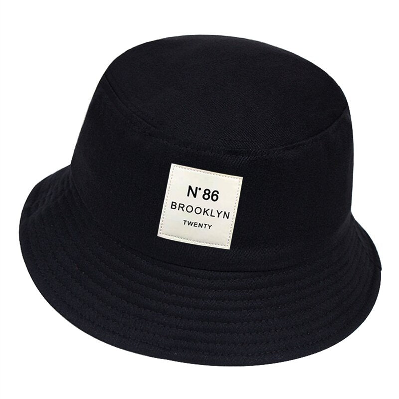 Spring Summer Brooklyn panama Bucket Hat Fisherman Hat Outdoor Travel Hat Fashion Sun Hats for Men Women Bob Panama bucket Hats