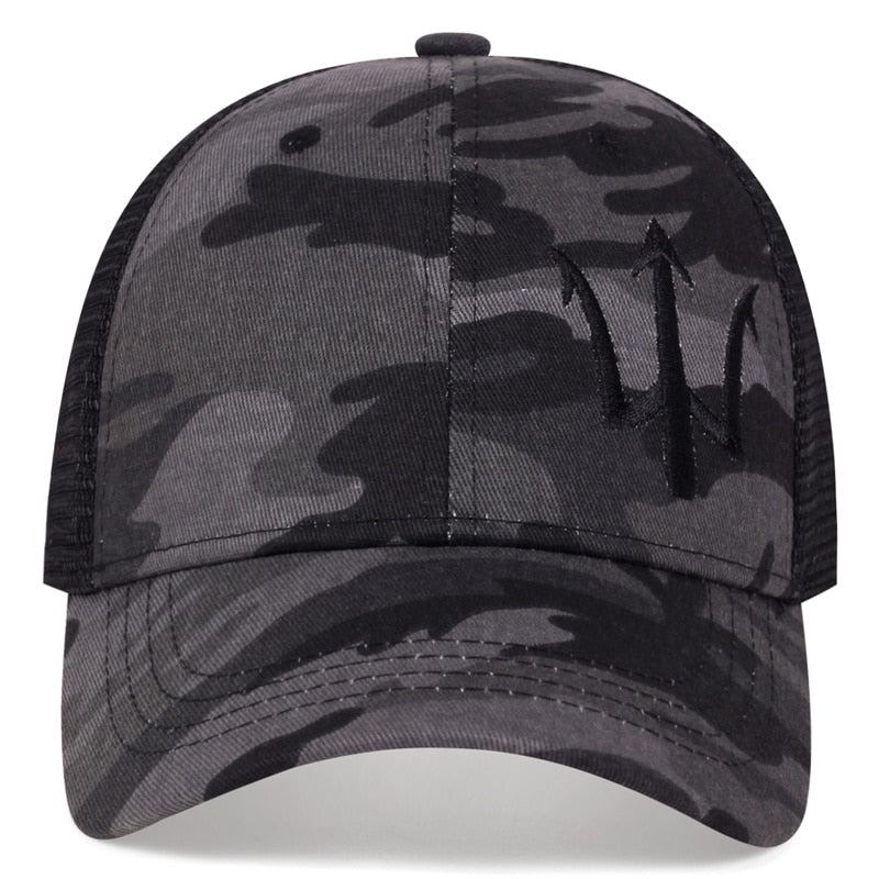 Men Camouflage Tactical Military Baseball Caps For Women Outdoor Mesh Caps outdoor Breathable Sun Hat Trucker Hats Adjustable