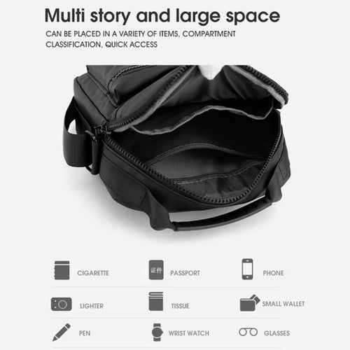 Load image into Gallery viewer, Men&#39;s Handbag Messenger Shoulder Bags Nylon High Quality Waterproof Business Casual High Capacity Male Tote Men Bag
