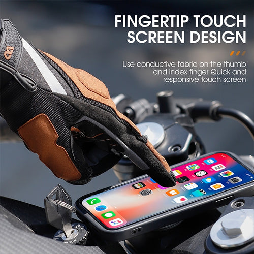 Load image into Gallery viewer, Motorcycle Cycling Gloves Shockproof Full Finger Bike Gloves Touch Screen Sport Gloves Men Women MTB Bicycle Gloves
