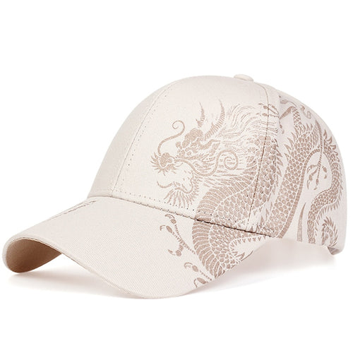 Load image into Gallery viewer, Unisex Baseball Cap Black Adjustable Chinese Style Cap Dragon Print Casual Snapback hats Bone Hip Hop Hat sun hats gorras
