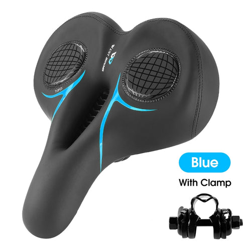 Load image into Gallery viewer, GEL Bicycle Saddle Ergonomic Soft Widen Thicken Cushion Long Distance Riding MTB Road Bike Comfortable Cycling Seat
