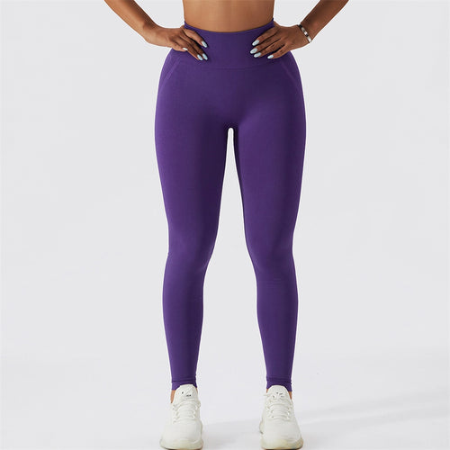 Load image into Gallery viewer, S - XL Sexy Yoga Leggings High Waist Sport Pants Women Seamless Leggings Fitness Tight Workout Gym Elastic Pants Female A091P
