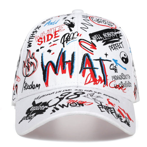 Load image into Gallery viewer, Graffiti printing Baseball Cap Outdoor cotton Shade Hat men women Summer Caps adjustable Leisure hats
