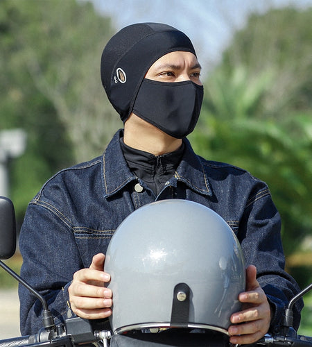Summer Cycling Skull Cap Sun Protection Face Cover Anti-UV Headgear MTB Bike Motorcycle Men's Bicycle Helmet Liner