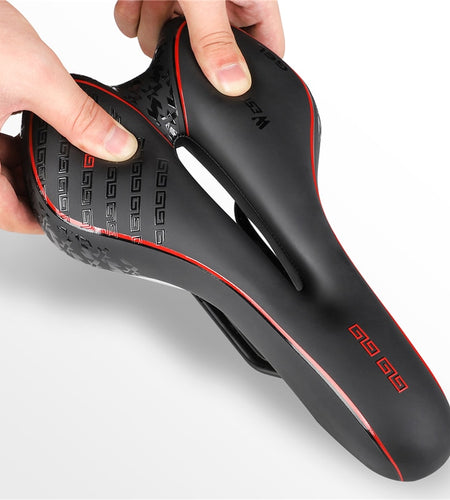 MTB Gel Comfort Bicycle Saddle Foam Road Bike Painless Seat PU Leather Versatile Cycling BMX Saddle Bicycle Parts