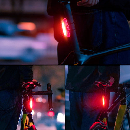Load image into Gallery viewer, Smart Brake Sensing Taillight Bike Rear Light MTB Road Bicycle Lamp Waterproof COB LED Charging Cycling Accessories
