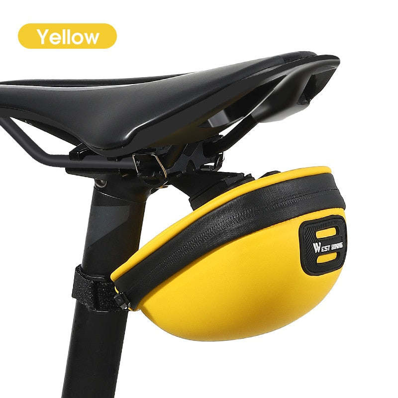 Mini Portable Bike Saddle Bag Waterproof Hard Shell MTB Road Bicycle Under Seat Bag Cycling Seatpost Panniers