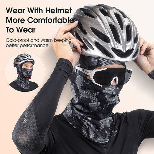 Load image into Gallery viewer, Winter Warm Cycling Cap Soft Fleece Balaclava Sport Scarf Neck Warmer Ski Bicycle Motorcycle Running Cap Bike Hat
