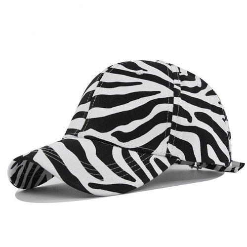 Load image into Gallery viewer, Cow Baseball Cap Spring Summer Sunhat Zebra Stripe Men Women Unisex-Teens Cotton Snapback Caps Fashion Vintage Hip Hop Hat
