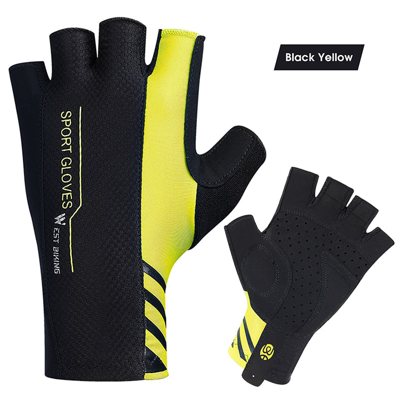 Summer Cycling Gloves Half Finger Men Women Sport Bicycle Gloves Road MTB Breathable Anti-slip Racing Bike Gloves