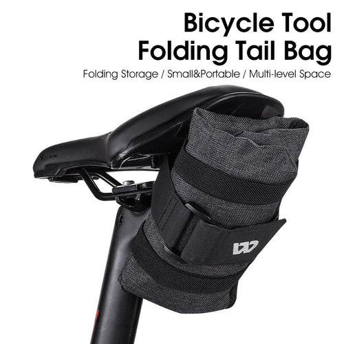 Load image into Gallery viewer, Portable Bicycle Tool Kit Storage Bag Durable Top Tube Frame Saddle Bag MTB Road Burrito Pack Cycling Accessories
