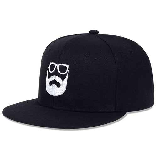 Load image into Gallery viewer, Beard Old Man embroidery hip hop Cap Summer Outdoor Sun Hat Cotton Snapback Baseball Caps Sports Trucker caps Flat brim hats
