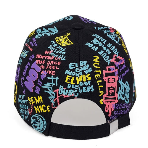 Load image into Gallery viewer, Fashion Letter Baseball Cap Graffiti Sun Hip Hop Cap Visor Spring Hat Men Adjustable Snapback Cotton Cap For Women Men Hats
