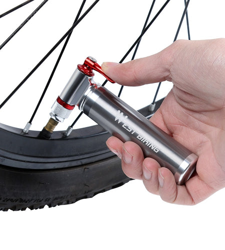 Portable Bicycle CO2 Pump Aluminum Alloy Ultralight Tire Inflator Cycling Schrader & Presta Mini Bike CO2 Injector