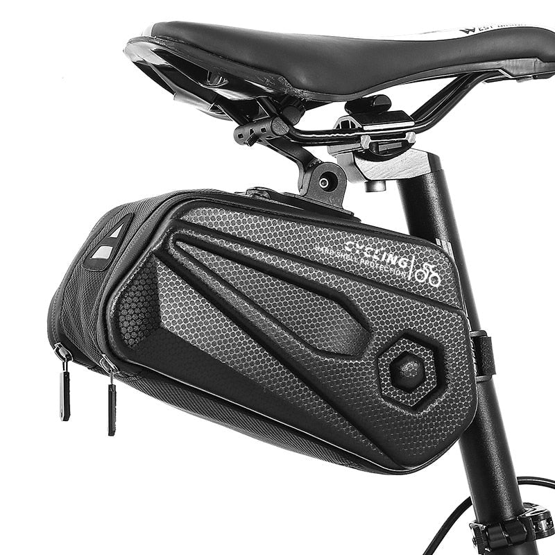 Bike Saddle Bag Waterproof MTB Road Bicycle Under Seat Bag 2.6L Lage Capacity Reflective Pannier Cycling Accessories