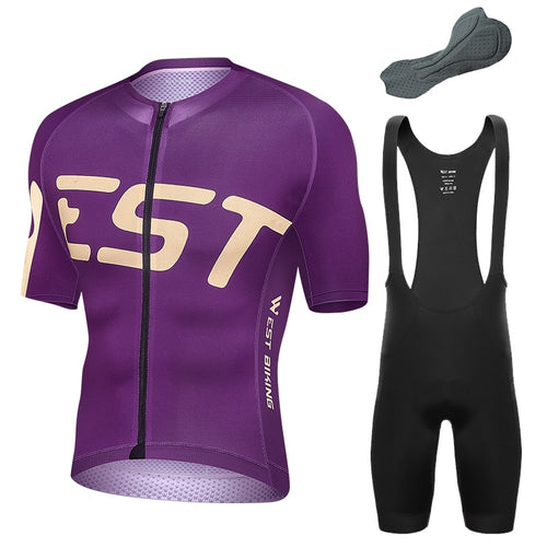 Load image into Gallery viewer, Fashion Cycling Jersey Set Men&#39;s Summer Short Sleeve Sweatshirt  Quick-dry MTB Biking Shirt Breathable Clothing
