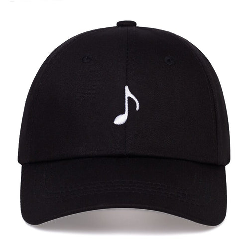 Load image into Gallery viewer, Fashion cotton baseball cap hip-hop hat musical note embroidery wild golf caps summer sun hats dad hat snapback hats gorras
