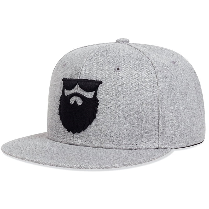 Fashion Men Women Cotton Snapback Hat Hip Hop Baseball Cap Beard Old men embroidery Trucker Caps Adjustable Outdoor leisure Hats