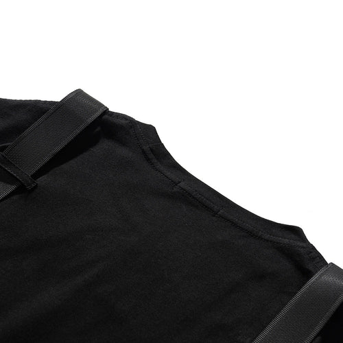 Load image into Gallery viewer, Hip Hop Fashion Print T-Shirt Mens Ribbon Design Loose Short Sleeve T Shirt 2022 Streetwear Cotton Harajuku Tshirt Tops WB781
