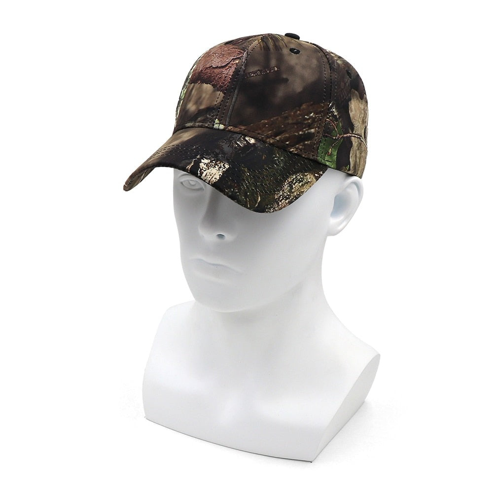 Outdoor Jungle Fishing Baseball Hat Cap Man Camouflage Hunting Hat Casquette Oak Camo Snapback Dad Caps KBMO5