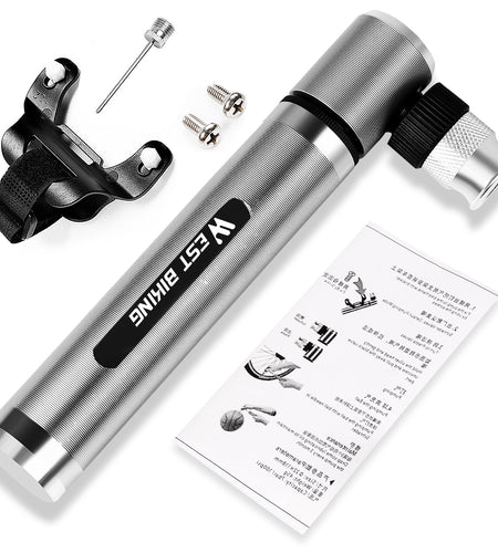 Mini Portable Aluminium Alloy Bicycle Air Pump 160 PSI Tire Inflator Ultra Light MTB Accessories Road Bike Pump