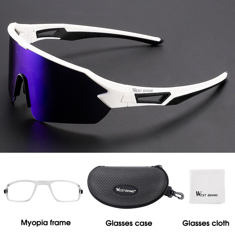 Professional Polarized Cycling Glasses MTB Road Bike Eyewear Sport UV400 Sunglasses Motorcycle Bicycle Goggles